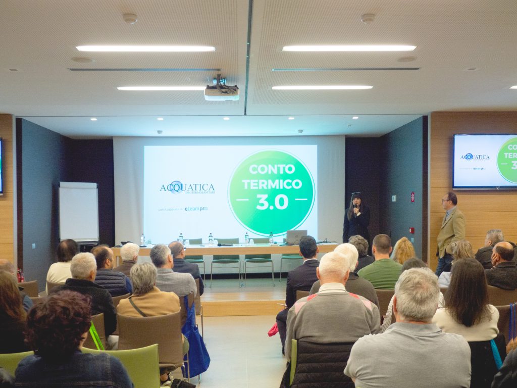 Acquatica ospite all'evento Energia24H 2026 su fotovoltaico e tecnologia, intervento di Elisa Giussani sul Conto Termico 3.0